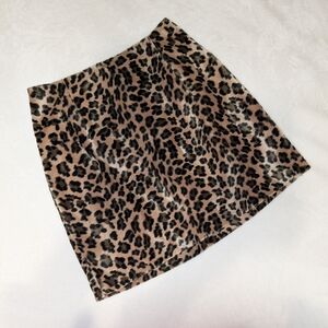 A. Byer Animal Print Mini Skirt